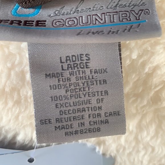 Free Country eggshell soft jacket - Picture 7 of 7